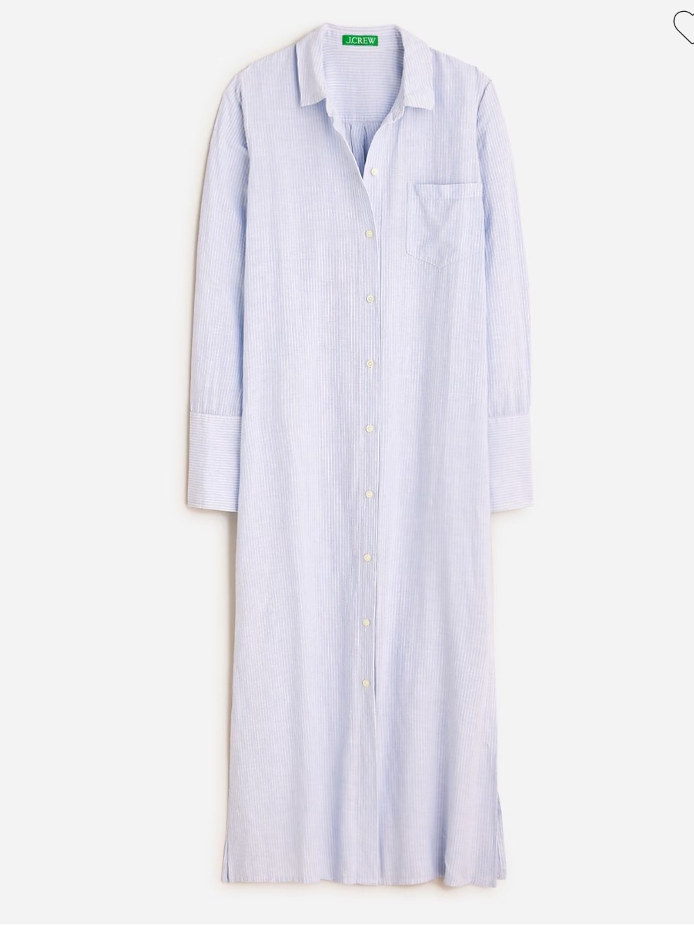 J. Crew Long Beach shirt in striped linen-cotton blend. Size XXL. - Picture 15 of 15